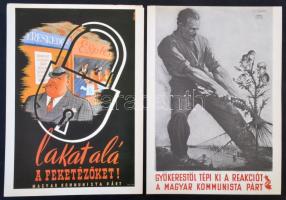 Politikai Plakátok 1945-1948. Szerk.: Szintay Jánosné, Fegyó János. Bp., 1970, Kossuth Könyvkiadó, 1...