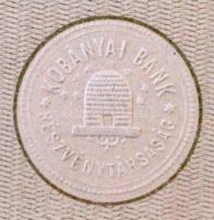 Kőbánya / Budapest 1912. "Kőbányai Bank Részvénytársaság" névre szóló részvénye 100K-ról, ...