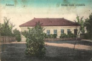 Ádámos, Adamus; Állami elemi népiskola / school (EK)