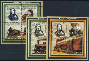 Robert Stephenson kisív + blokksor, Robert Stephenson minisheet + block set