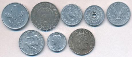 1950. 1Ft Al "Rákosi-címer" + 2Ft Cu-Ni + 1951. 10f Al + 1953. 2f Al + 20f Al + 50f Al + 1...