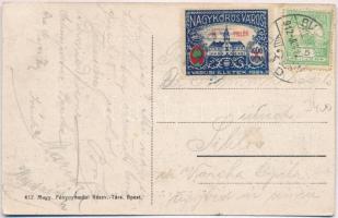 Budapest III. Római fürdő vendéglő és kerthelyisége "Nagykőrös Város Városi Illeték" bélye...