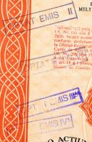 Budapest 1938. "Nitrogen Műtrágya és Vegyiipar Részvénytársaság" tíz részvénye összesen 17...