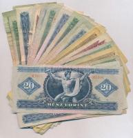 25db-os vegyes magyar forint bankjegy tétel T:III,III-