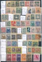 1934-1947 Okmánybélyeg tétel berakólapon (13.200)