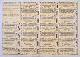 Budapest 1924. "Magyar Általános Fatermelő Részvénytársaság" öt részvénye egyenként 200K-r...