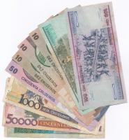 Brazília ~1970-1980. 10db-os vegyes bankjegy tétel (8xklf) T:III
Brazil ~1970-1980. 10pcs banknote ...