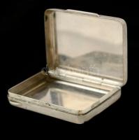 Ezüst(Ag) gyógyszeres dobozka, jelzett, 5×3,5×1 cm, nettó: 24,3 g