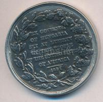 Amerikai Egyesült Államok 1851. "Kossuth Lajos" fém emlékérem "COPIE" jelzéssel ...