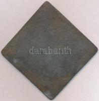 1962. "Szeged - VI. Nemzetközi Marathon" fém plakett (84x84mm) T:2