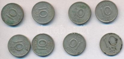 Svédország 1947TS-1962U 10ö Ag (8xklf) T:2,2- patina
Sweden 1947TS-1962U 10 Ore Ag (8xdiff) C:XF,VF...