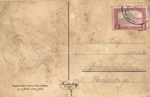 Budapest XII. Istenhegy, Fogaskerekű állomás mozdonyokkal, kiadja  a Fogaskerekű Dohányáruda, TCV ca...