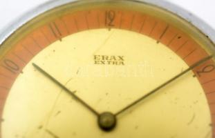 Erax extra másodpercmutatós svájci zsebóra, működik, karcos számlappal,