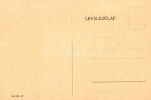 6 db RÉGI második világháborús, humoros magyar légierős grafikai képeslap, Martinovits és Ágoston sz...