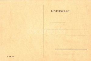 6 db RÉGI második világháborús, humoros magyar légierős grafikai képeslap, Martinovits és Ágoston sz...