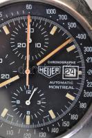 Automata Chronographe Heuer férfi karóra, acéltokos, zafír üveges, több funkciós, pótolt fém szíjjal...