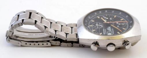 Automata Chronographe Heuer férfi karóra, acéltokos, zafír üveges, több funkciós, pótolt fém szíjjal...