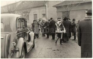 Komárom, Komárno; Bevonulás, automobil / Entry of the Hungarian troops, automobile