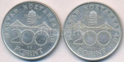 1994. 200Ft Ag "Deák" (2x) T:2