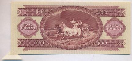 1975. 100Ft jobb alsó sarok vágáshibás T:I-,II nyomdai papírráncok
Adamo F33