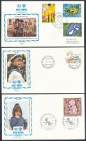 International Year of Children 6 FDC Nemzetközi gyermekév motívum 6 klf FDC