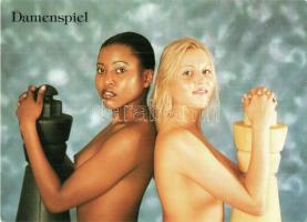 8 db MODERN megíratlan erotikus sakk képeslap / 8 modern unused erotic chess postcards