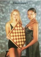 8 db MODERN megíratlan erotikus sakk képeslap / 8 modern unused erotic chess postcards
