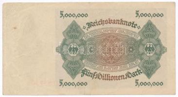 Németország / Weimari Köztársaság 1923. 5.000.000M T:III
Germany / Weimar Republic 1923. 5.000.000 ...