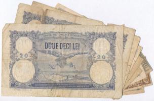 Románia 1914-1941. 10b-500L (10x) T:III,III-,IV
Romania 1914-1941. 10 Bani - 500 Lei (10x) C:F,VG,G