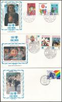 International Children's Year 6 FDC Nemzetközi Gyermekév motívum 6 klf FDC