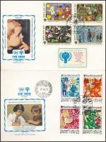 International Children Year 5 FDC Nemzetközi Gyermekév motívum 5 klf FDC