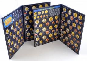 Euro érmetervezetek, próbaveretek számára kiadott 2db album, összesen 14 ország számára, 112 férőhel...