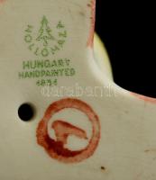 Hollóházi liba és egy jelzett sirály, kézzel festett, hibátlan, m:17 és 16 cm