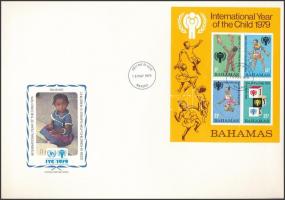 Nemzetközi Gyermekév sor + blokk 2 db FDC-n International Year of Children set + block 2 FDC