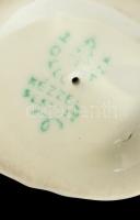 Hollóházi aranyhal pár, kézzel festettek, jelzettek, kis kopásnyomokkal, m: 8 cm