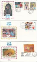 International Children's Year 5 FDC Nemzetközi Gyermekév motívum 5 klf FDC