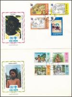 International Children's Year 5 FDC Nemzetközi Gyermekév motívum 5 klf FDC