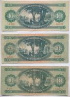 1949. 10Ft + 1962. 10Ft + 1969. 10Ft T:III,III-