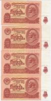Szovjetunió 1961. 10R (4x) sorszámkövetők T:II-,III szép papír
Soviet Union 1961. 10 Rubles (4x) se...