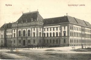 Nyitra, Nitra; Igazságügyi palota, kiadja Fürst Sz. / Palace of Justice