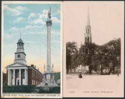 26 db főként RÉGI angol városképes képeslap, főként használatlan / 26 mostly pre-1945 english townvi...