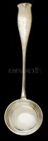 Ezüst merőkanál mártásokhoz,  Ag, jelzett, nettó:90gr., 22cm/ Silver ladle for sauces, Ag, marked, n...