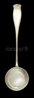 Ezüst merőkanál,  Ag, jelzett, nettó:175gr., 26cm/ Silver ladle, Ag, marked, net: 175gr, 26cm