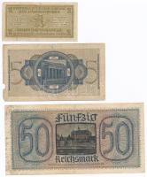 Németország / Weimari Köztársaság 1922. 1000M (2x) + Német 3. Birodalom / Német megszállt területek ...