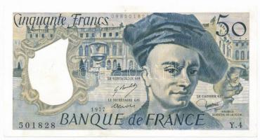 Franciaország 1977. 50Fr T:III részben restaurált France 1977. 50 Francs C:F partially restored