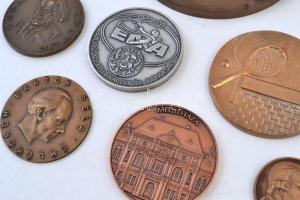 11db-os vegyes magyar emlékérem és plakett tétel, közte 1995. "XIII. Ifjúsági Atlétikai Európa ...