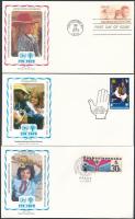 International Children's Year 4 FDC Nemzetközi Gyermekév motívum 4 klf FDC