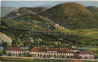 Rózsahegy, Ruzomberok; látkép, laktanya, Likava vára, kiadja Valuch János / general view, military barracks, castle (EB)