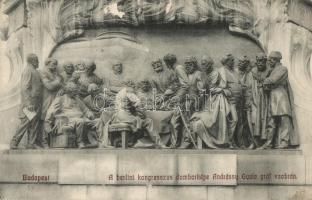 Budapest V. Andrássy szobor; Berlini kongresszus
