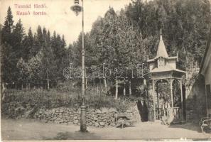 Tusnádfürdő, Baile Tusnad; Rezső forrás, kiadja Dragomán S. J. / spring (EK)